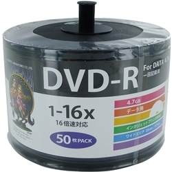 HIDISC データ用DVD-R 4.7GB 16倍速 50枚詰替用