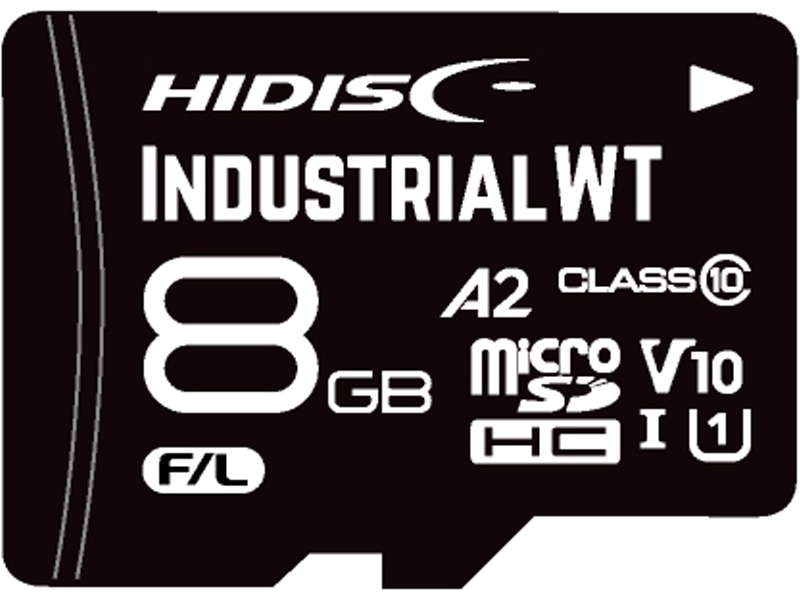 microSDHCカード 8GB 高温度耐久 Class10 UHS-I V10 パッケージ無
