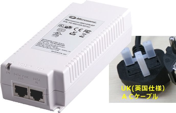 PD-9001GR/SP/AC-JPの代替品。別途日本仕様ACケーブル型名 TA-3(B)+TA-5(A) VCTF 2.0M の手配が必要