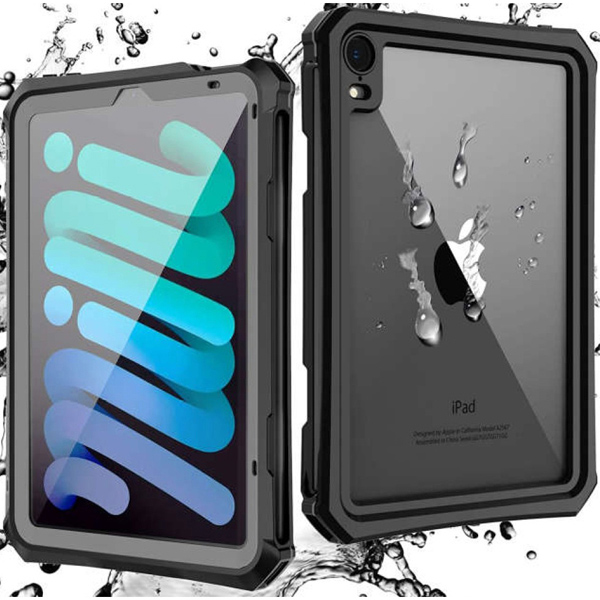 iPad mini（第6世代）対応 防水防塵耐衝撃ケース ブラック