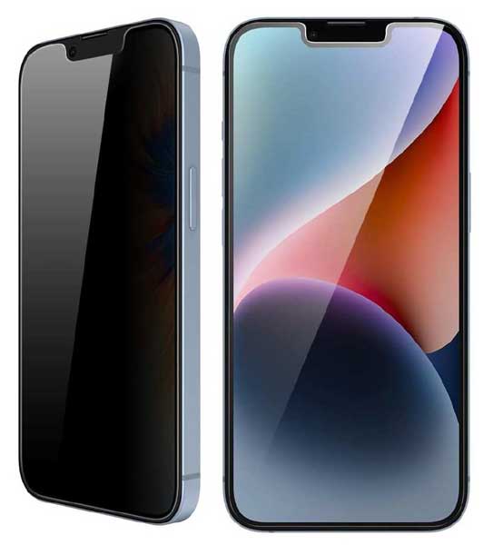 iPhone 14・13対応 覗き見防止ガラスフィルム