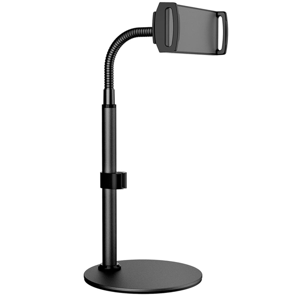 タブレットスタンド（4.7～12.9インチ対応） フレキシブルアーム式 ブラック