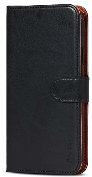 iPhone 12・iPhone 12 Pro対応 手帳型レザーケース ブラック