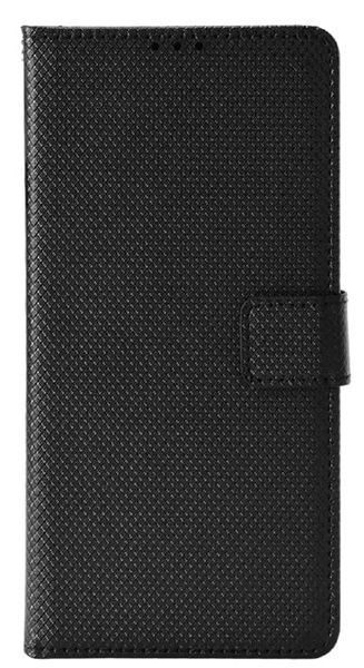 シャープ AQUOS wish2 SH-51C対応 手帳型レザーケース ブラック