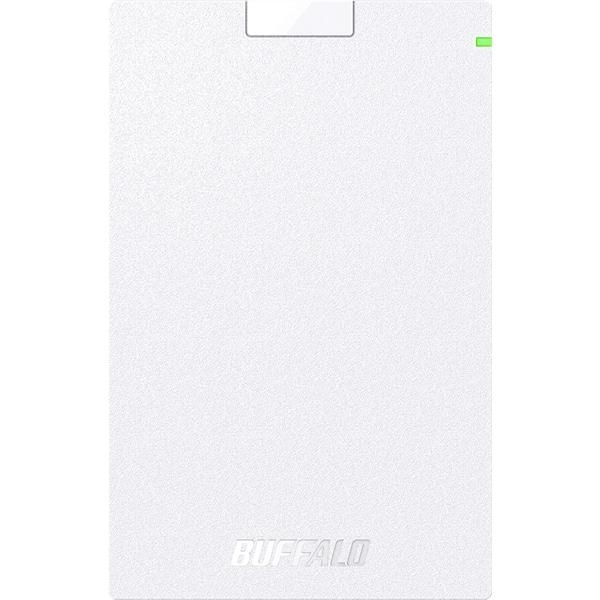 ミニステーション USB3.2(Gen.1)対応 ポータブルHDD スタンダードモデル ホワイト 500GB