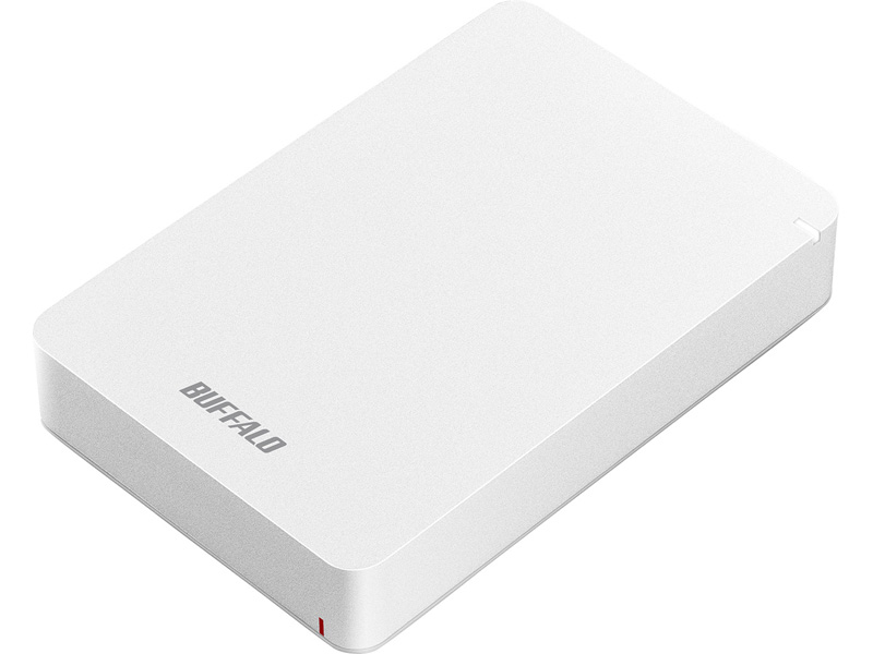 USB3.1（Gen.1）対応 耐衝撃ポータブルHDD 5TB ホワイト