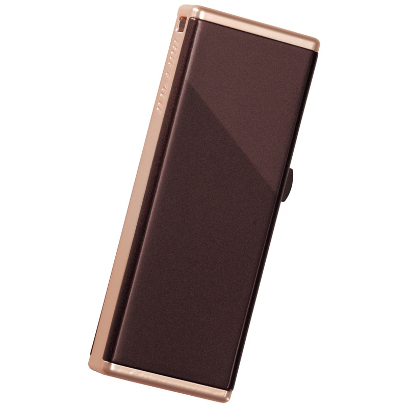 女性向け キャップレスデザイン USB3.0用 USBメモリー 32GB リッチブラウン