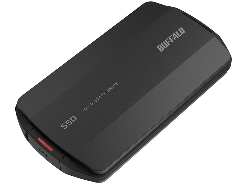 PC対応 USB3.2(Gen2)対応 高速モデル Type-A/C対応 SSD 1.0TB ブラック