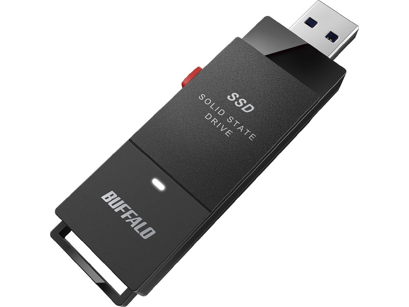 抗ウイルス・抗菌ポータブルSSD USB3.2(Gen1) Type-A スティック型 1TB ブラック