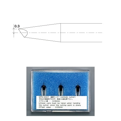 超硬刃(偏芯替刃塩ビシート用)
