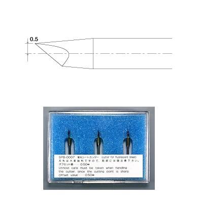 偏芯替刃（蛍光シート用）