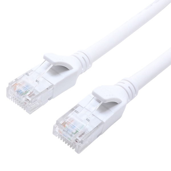 CAT6A LANケーブル スタンダード ホワイト 0.5m