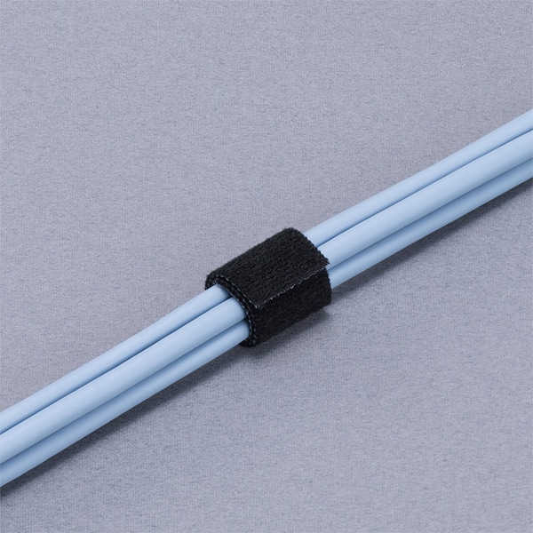 手で切れる面ファスナー 20mm×3m 黒