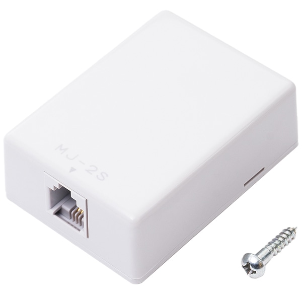 回線ローゼット 6極2芯 増設用 グレー