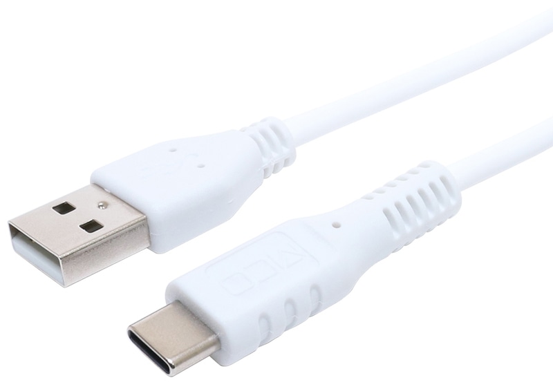 やわらかい USB2.0 Type-Cケーブル ホワイト 3m