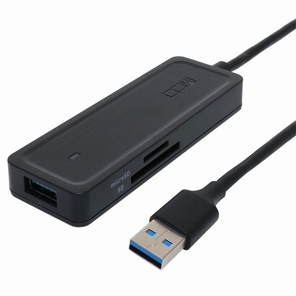 USB3.2 Gen2対応USBハブ カードリーダ USB A ブラック
