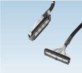 接続ケーブル 三菱電機製シーケンサI/Oユニット-コネクタ⇔端子台変換ユニット間 0.5m