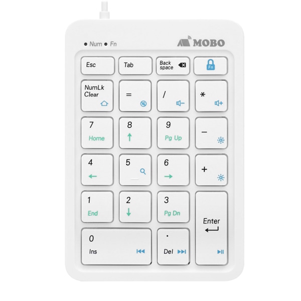 Tenkey Pad 2 Wired ホワイト 有線接続