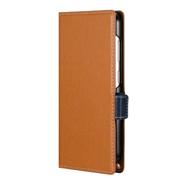 Galaxy S23 SC-51D/SCG19 薄型・軽量PUレザー手帳ケース 「Twoal W」 キャメル