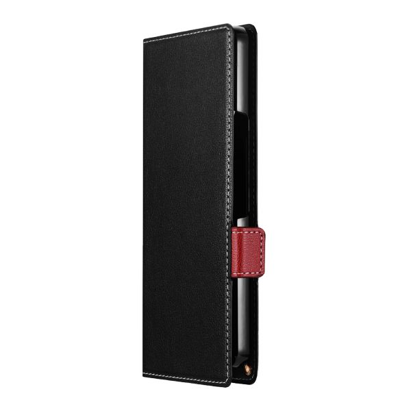 AQUOS R8 pro SH-51D 薄型・軽量PUレザー手帳ケース 「Twoal W」 ブラック