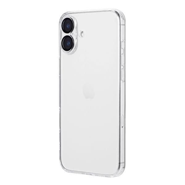 iPhone 16 Plus カメラレンズ保護ガラスハイブリッドケース 「UTILO All Cover Glass」 クリア