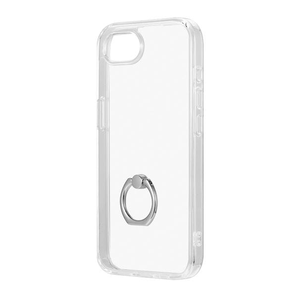 iPhone 16e リング付き耐衝撃ハイブリッドケース 「UTILO Hybrid Ring」 クリア