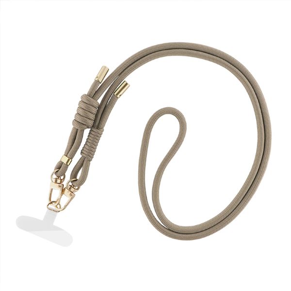 スマートフォン（汎用） ショルダーストラップ 「SHOULTY MULTI STRAP」Wフックベーシックタイプ ウォームグレージュ