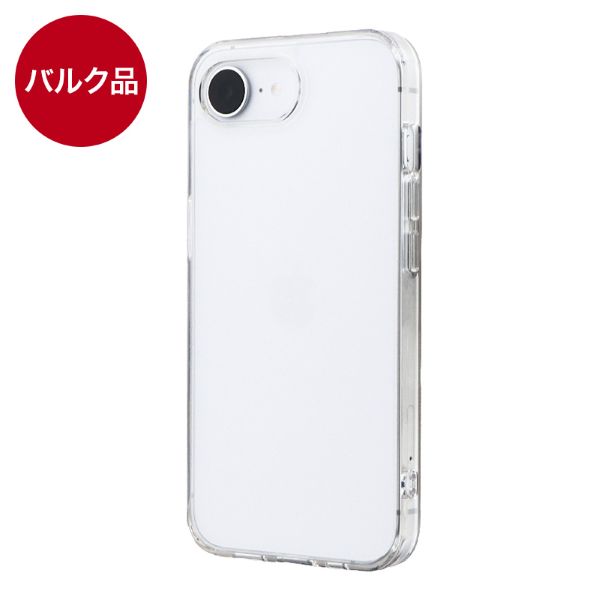 iPhone 16e 耐衝撃ハイブリッドケース クリア 【バルク品】