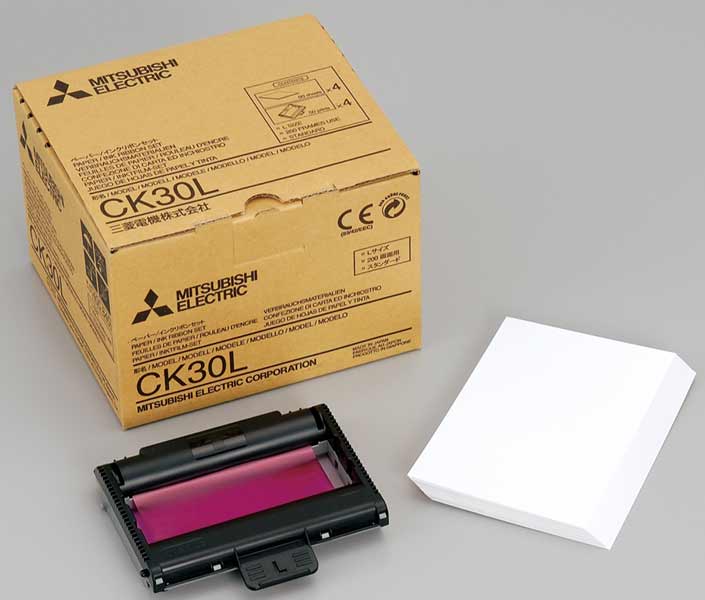 Lサイズペーパー・インクリボン 50枚×4パック入り