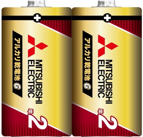 アルカリ乾電池（シュリンクパック） 単2 2本入