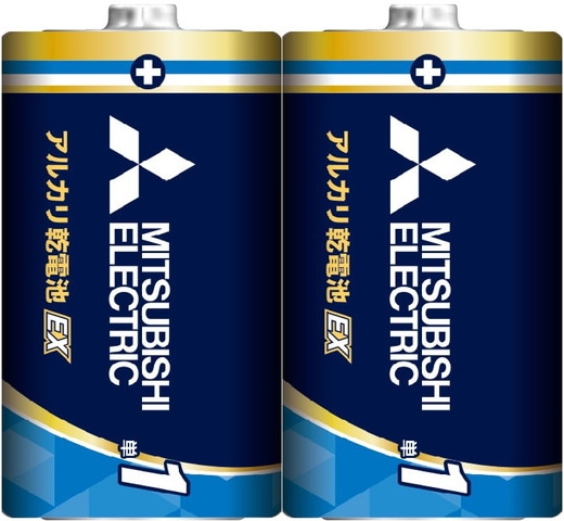 アルカリ乾電池（シュリンクパック） 単1 2本入