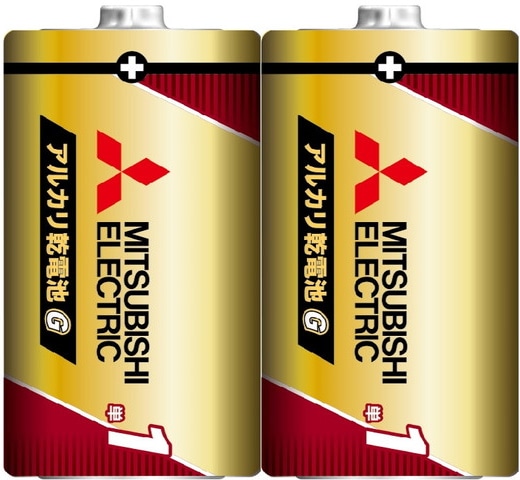 アルカリ乾電池（シュリンクパック） 単1 2本入