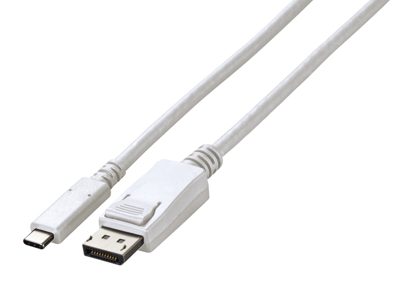 USB Type-C - DisplayPort 変換ケーブル (2m) ホワイト