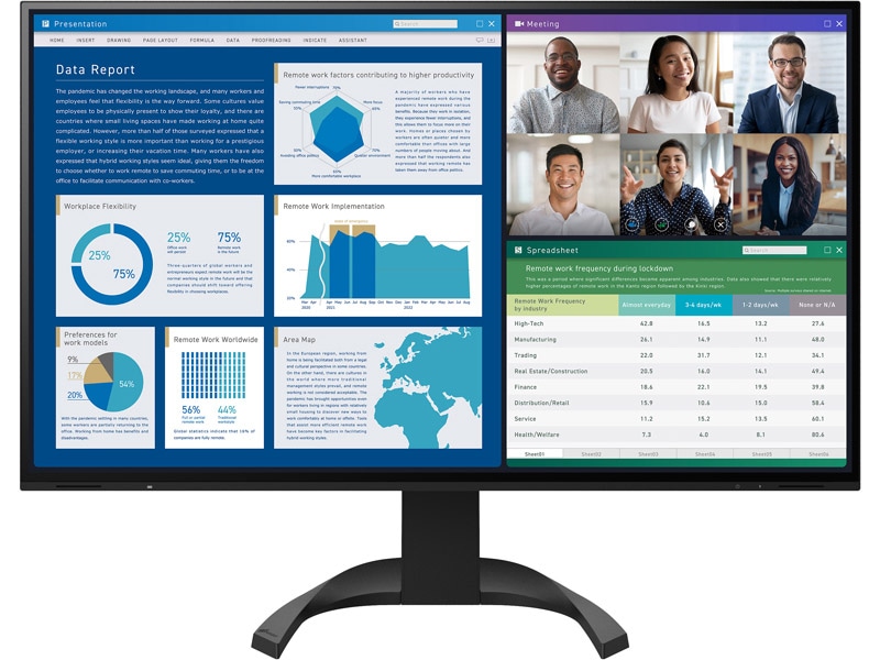 液晶ディスプレイ 31.5型/3840×2160/HDMI×2、DisplayPort、USB Type-C/ブラック/スピーカー：あり