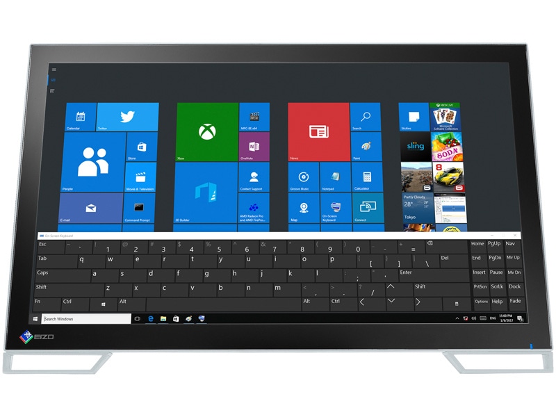 58cm（23.0）型タッチパネル装着カラー液晶モニター DuraVision FDF2382WT-AL ブラック