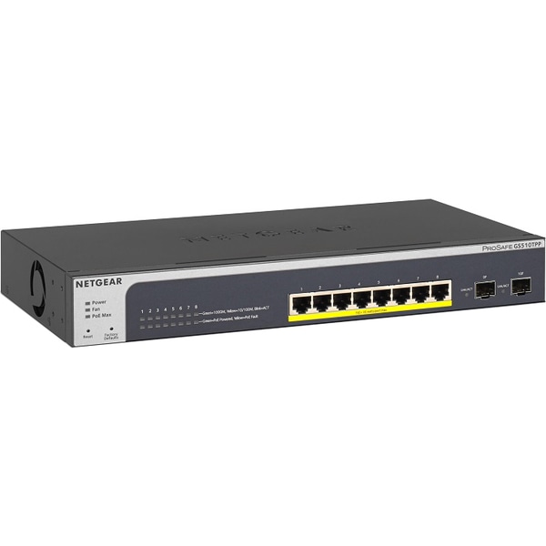 GS510TPP PoE+(190W) ギガ8P L2+ スマートスイッチ