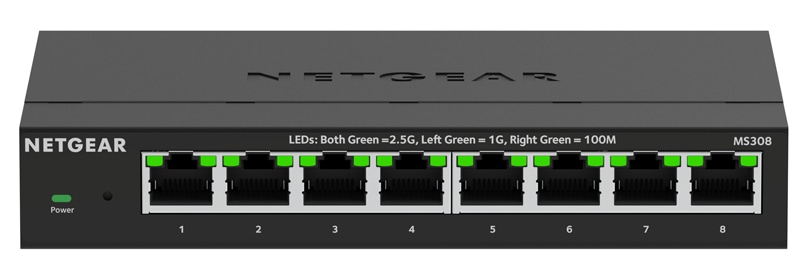 MS308 2.5Gマルチギガ 8ポート アンマネージスイッチ