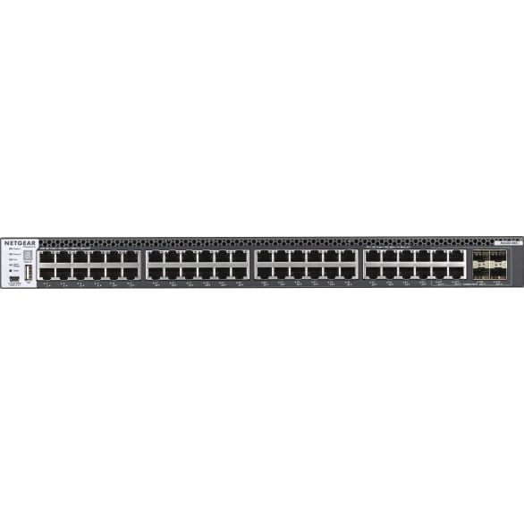 M4300-48X 10GBASE-T 48ポート + 10G SFP+ 4スロット Layer3マネージスイッチ（スタッカブル）