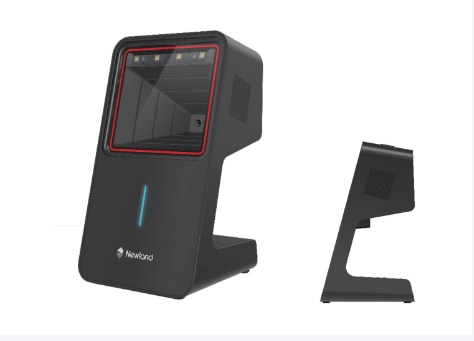 ワイヤレス卓上型2次元バーコードリーダー（黒）