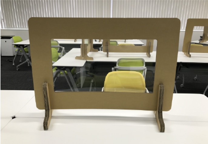 段ボールパーテーション(卓上型50枚セット)