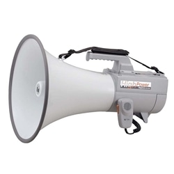 ショルダーメガホン 30Wホイッスル音付