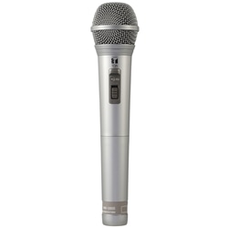 ワイヤレスマイク ハンド型 （シルバー）