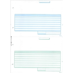 納品書(A4タテ2面)(ページプリンタ用) 1000枚