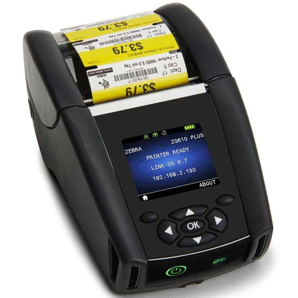 モバイルプリンタ Zebra ZQ610Plus （Dual 802.11ac / Blutooth）