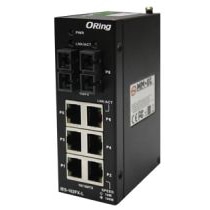 10/100Base-T(X)×6＋シングル光ファイバ×2ポート搭載 非管理型産業用イーサネットスイッチ