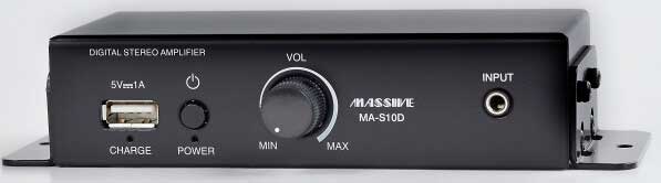 小型デジタルステレオパワーアンプ