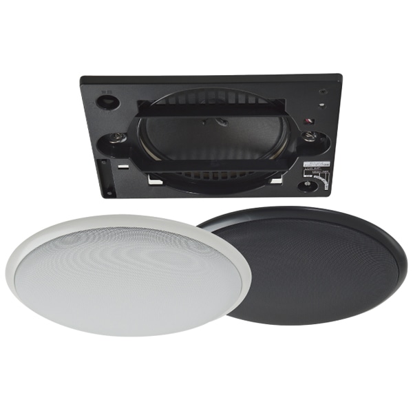 天井スピーカ（ロー/ハイ・インピーダンス切替形） ブラック