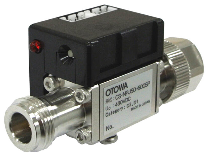 接点付き同軸ケーブル用SPD（避雷器）