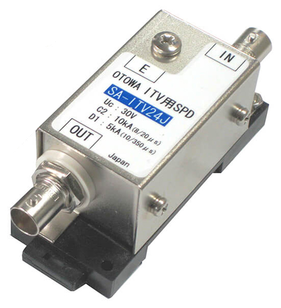 ITVカメラ用SPD（避雷器）/最大連続使用電圧Uc：30VDC