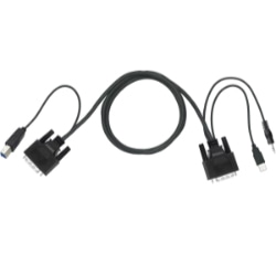 X117-1201D用DVI USB対応 KVMケーブル